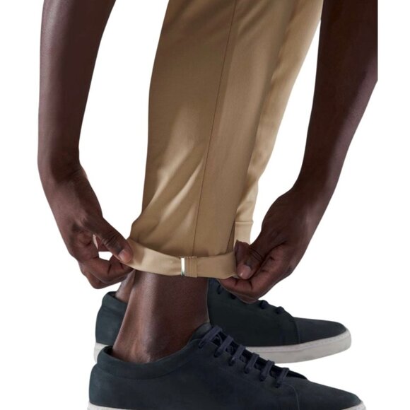 Lululemon Mens Commission Pant Slim Warpstreme Size 32 Beige - Picture 5 of 11